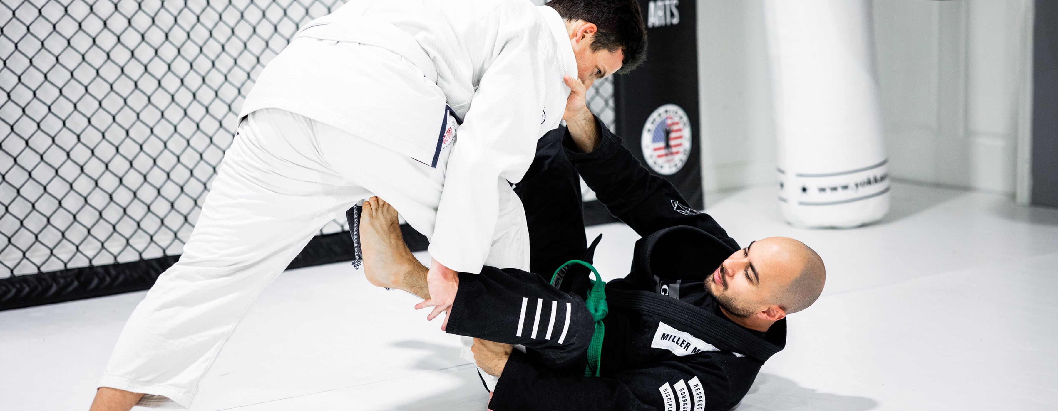 Brazilian Jiu-Jitsu training at Miller Martial Arts
